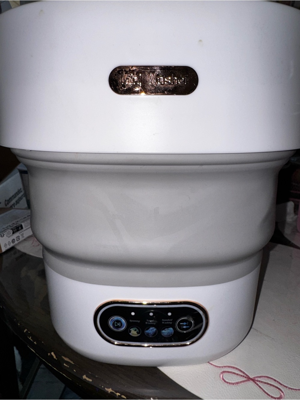 Portable Washing Machine,Foldable Mini Washer 20L Upgraded with Spin Basket